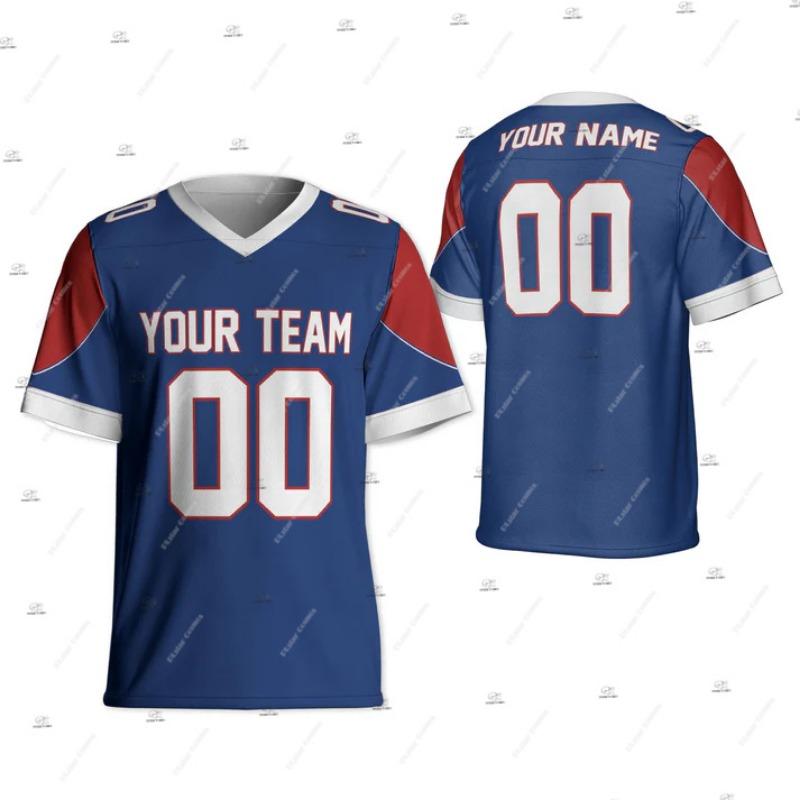 Custom Name Gradient Multicolour Soccer Team Clothes Football Jersey V-Neck T-Shirts Vintage Retro Summer Short Sleeve
