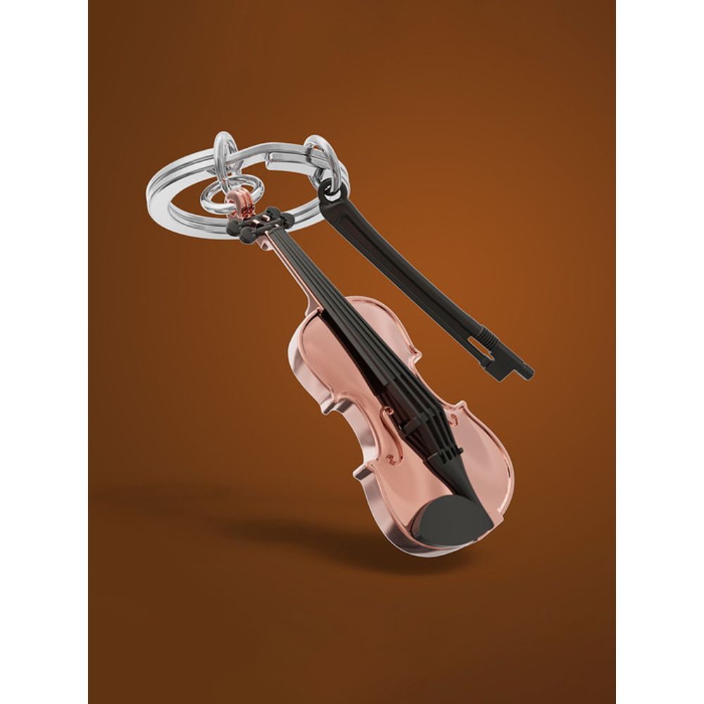Metalmorphose Belgian Metal Keychain Violin