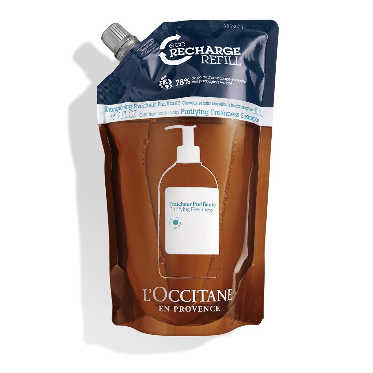 [L Occitane] Scalp Cooling Purifying Freshness Shampoo Refill 500ml