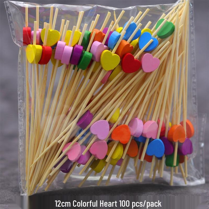 ZISIZ Disposable Bamboo Fruit Picks