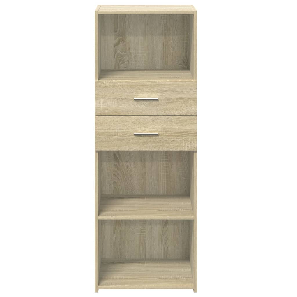 Highboard in Sonoma Oak Finish 45 x 42.5 x 124 cm Engineered Wood