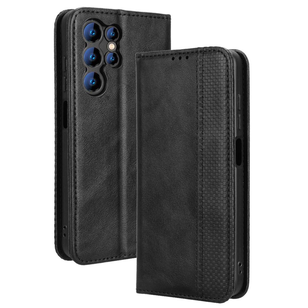 Flip Cases for Oukitel C61/C61 Pro PU Leather Full-Body Protection Shockproof Durable Retro Cover