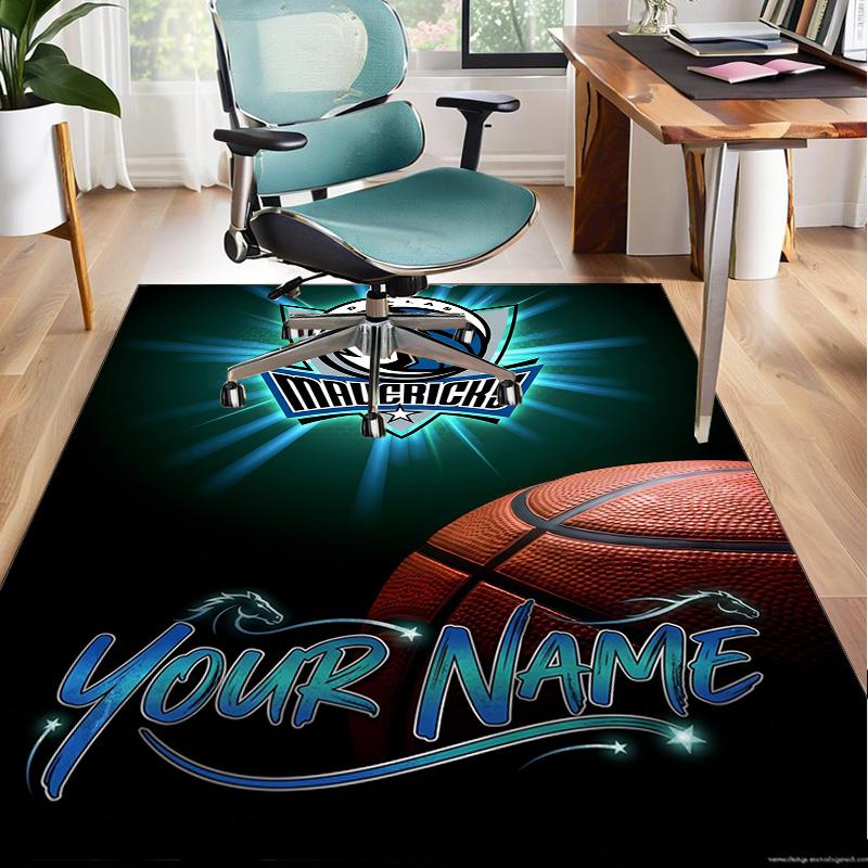 Custom Name Rug MAVERICKS LOGO Area Rug Suitable for Indoor And Outdoor,Carpets for Homes, Offices,Living Rooms,Home Decor,Christmas Gift