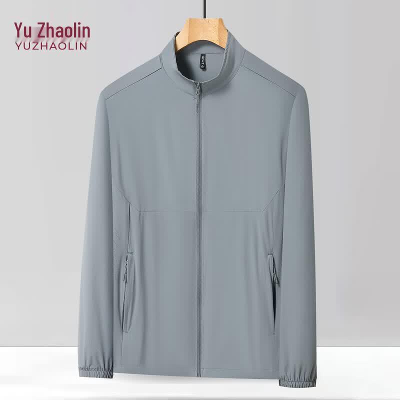 YUZHAOLIN Men s Lightweight Stand Collar Outdoor Jacket XL