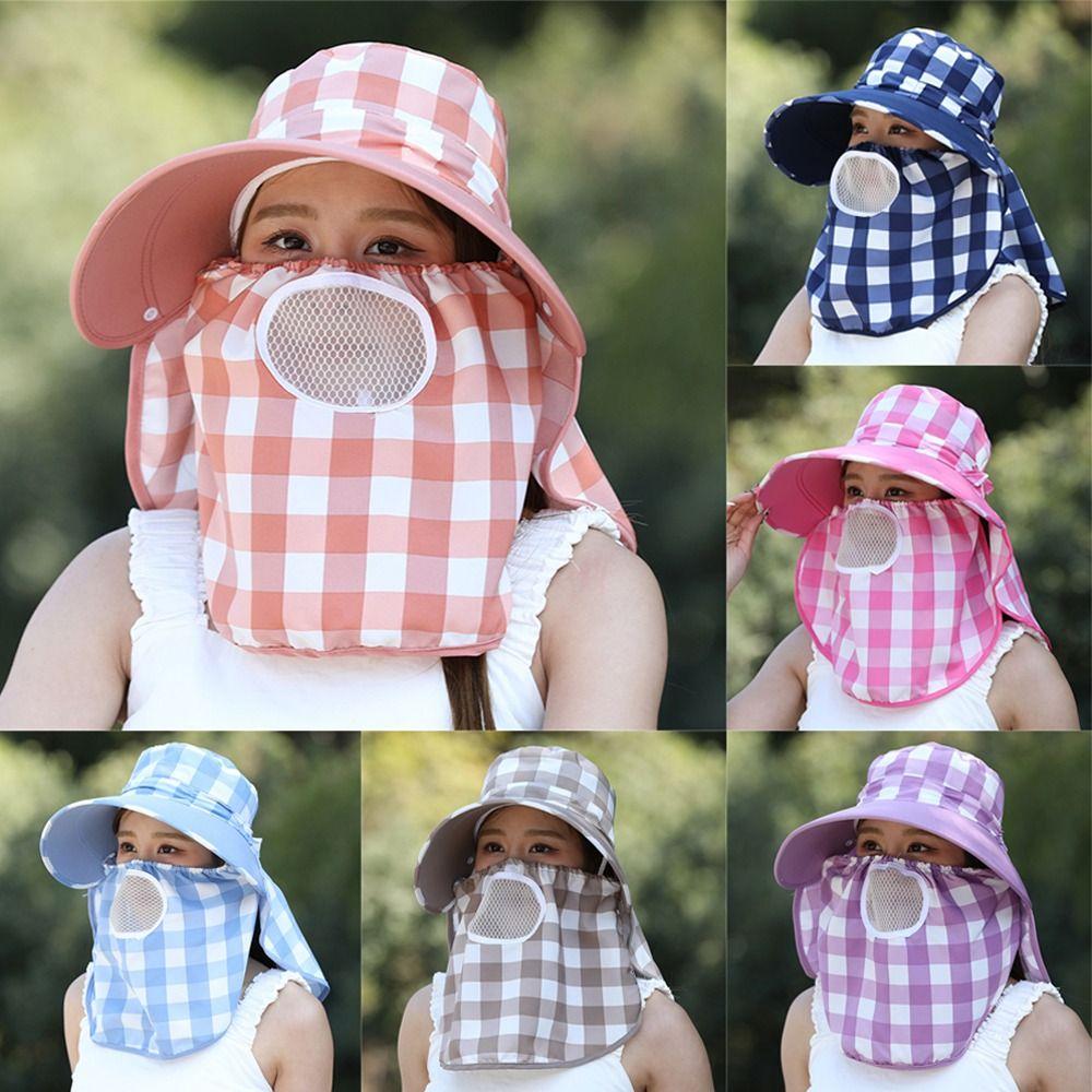 

Шляпа с защитой от солнца с широкими полями для лица и шеи, шляпа от солнца для отдыха на открытом воздухе