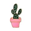 Cute Cactus Plant Pin Enamel Brooch Sweater Accessories Bag Badge Wedding Banquet Jewelry