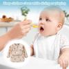 Baby Smock Bib Soft Full Sleeve Adjustable Weaning Smock Full Sleeve Toddler Eating Shirt Bibs for 6-36 Months Kids Girls Boys