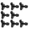 8 Pieces Strong Double Ear Sliding Tracks For Automotive Use Ideal For Transporting Equipment In Trailers