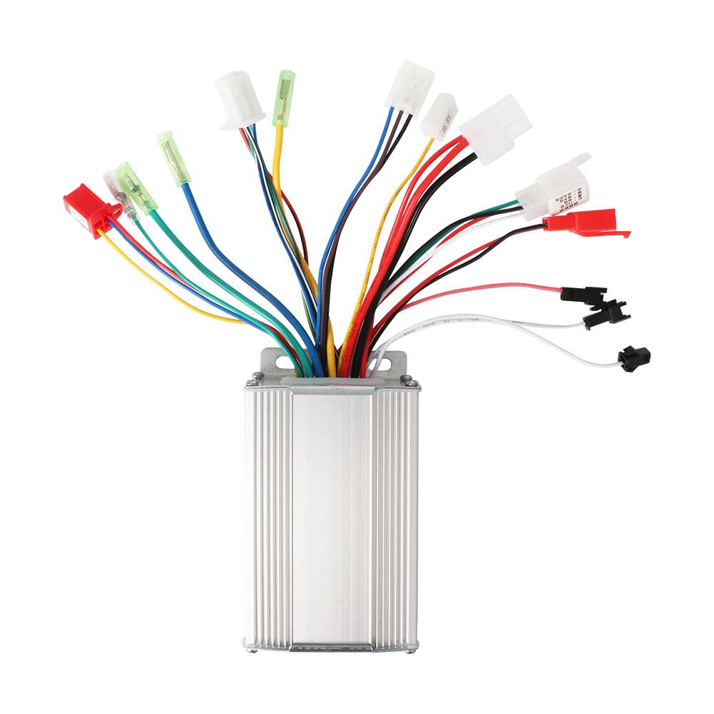 

Контроллер бесщеточного двигателя для электрического велосипеда DC36V/48V, электрический велосипед, скутер, 350 Вт, бесщеточный контроллер, аксессуары, детали белый