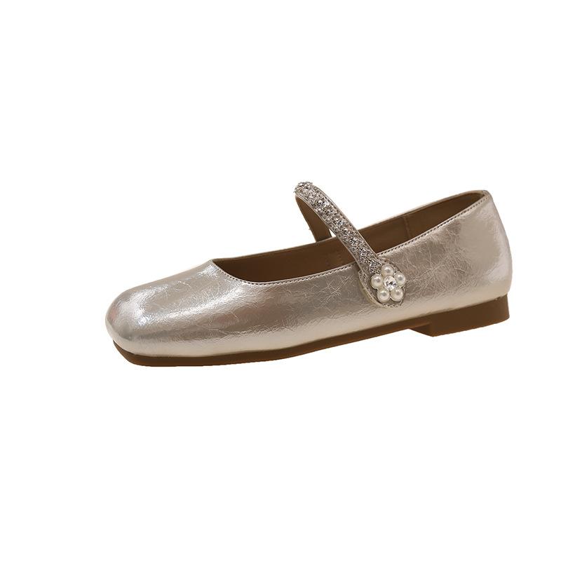 

Шампань стразы слово с сумкой голова сандалии женские туфли Мэри Джейн с юбкой 2025 лето новые удобные средний каблук 40 шампанского