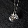 Dandelion Glass Fashion Bottle Girls Necklace Simple Decorative Accessories