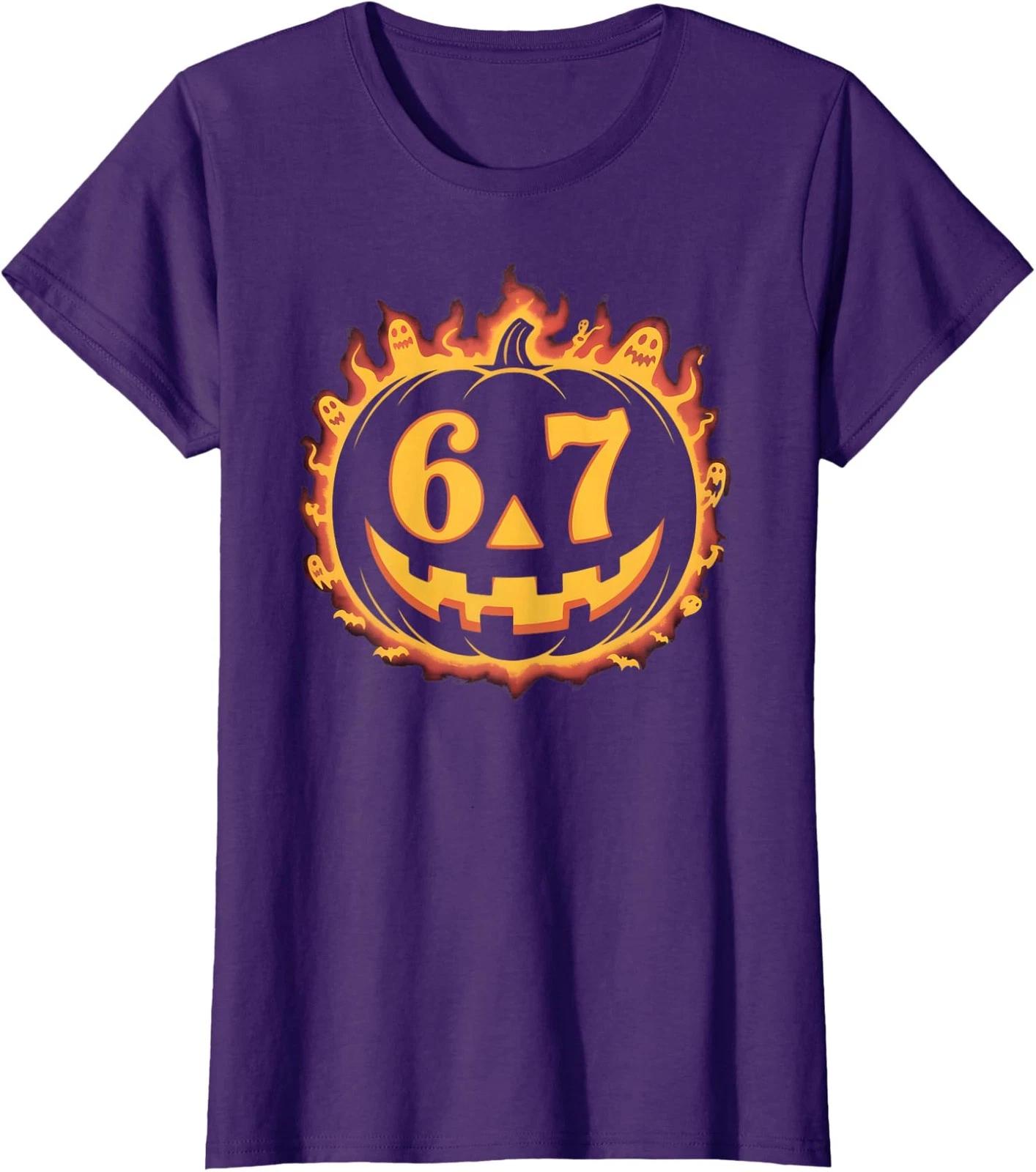 Funny 67 Meme Six Seven Heart Matching Valentines Ladies  V-Neck Tshirt S