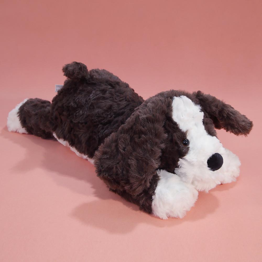 

Soft Plush Dog Cute Animal Toss Cushion For Kids Nursery Decor 40cm коричневый