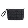 Women Padded Makeup Bag Large Capacity Quilted Cosmetic Pouch Solid Color Makeup Organizer Clutch for Travel Vacation Business Trip