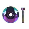 Aluminum Alloys Cycling Headset Cover Bicycles Headset Top Carbon Fiber Cap Bike Stem Top Cover Cycling Accessories