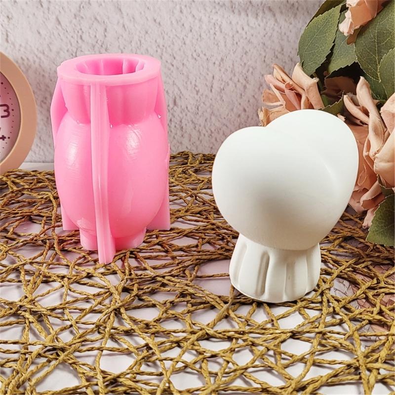 Cute Candle Mold,Love Balloon Silicone Mold for Candle Making Candle Mold for Diys Handmade Soap,Aromatherapys Candle
