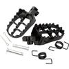 Lightweight Aluminium Foot Pegs Kit for 50cc 70cc 90cc 110cc 125cc Dirtbike Compatible with For PW50 PW80 TW200
