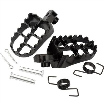 Lightweight Aluminium Foot Pegs Kit for 50cc 70cc 90cc 110cc 125cc Dirtbike Compatible with For PW50 PW80 TW200