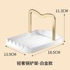 Space Aluminum Kitchen Pot Cover Rack, Table Top Shelf, Spoon, Cooking Shovel, Pot Shovel Rack, Collecting Rack