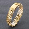 19mm Polished Cast Chain Men's Bracelet - Stainless Steel 316L - KB23390-D