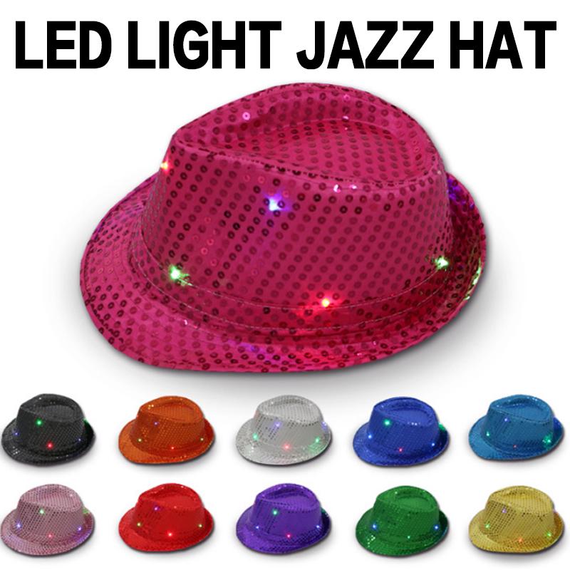 WOMENS MENS SEQUIN HAT BUCKET TRILBY CAP SUN FESTIVAL FANCY DRESS