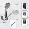 Multipuepose Suction Shower Support Bathroom Accessory for Family Household Use Ensures Comfortable Bathing Experience