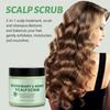 Scalp Scrub, Rosemary Scalp Exfoliator Scrub, Scalp Treatment with Mint Oil, Hair Treatment to Clean and Itchy Scalp Relief with Silicone Scalp Massag