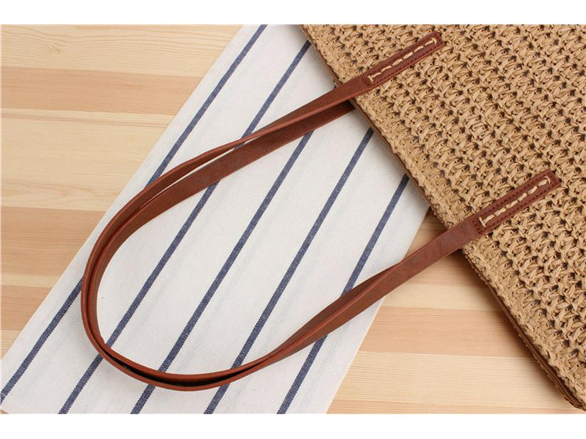 Minimalistische einfarbige Damen-Schultertasche: Tägliches Pendeln & Strandurlaub