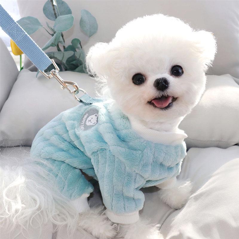 Winter Four-Legged Dog Clothes for Small Breeds: Bichon, Teddy, Pomeranian, Schnauzer