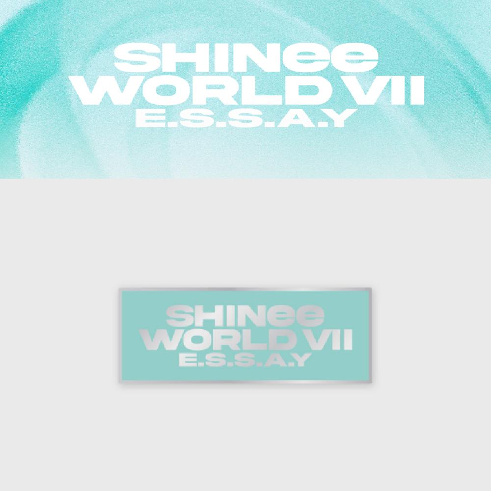 

Предварительный заказ SHINee WORLD VII ESSAY 2025 года. Логотип-значок.