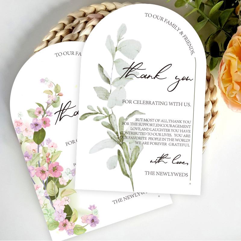 Watercolor Wedding Event Seating Cards & Thank You Cards - Floral Table Decorations
