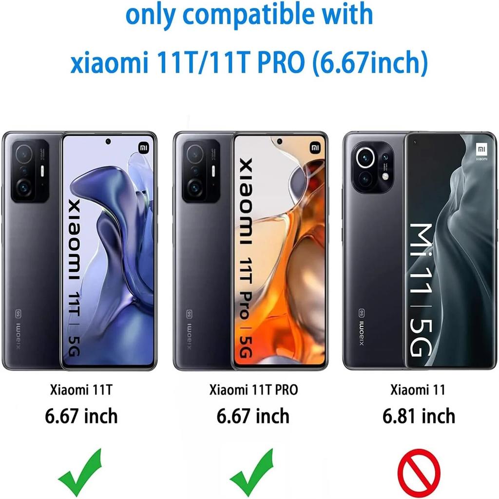 4Pcs For Xiaomi 11T Screen Protector Glass Film For Xiaomi 11T Pro Tempered 9H Glass For Xiaomi 11t Pro Glass
