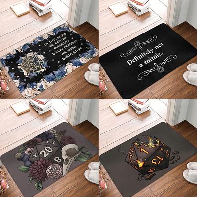 Home Entrance Door Mat Rug Suitable for Living Room Bathroom Non-slip Floor Mat and Game Area Rug