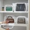 Clear Dustproof Moisture-Resistant PU Storage Bag for Luxury Handbags