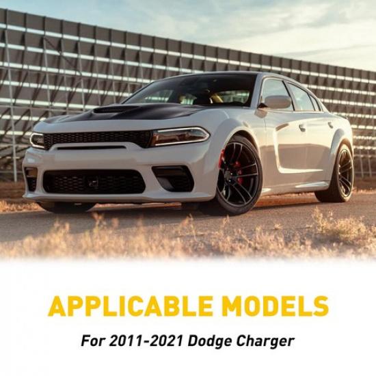 For 2011- Dodge Charger 4-Door Pillar Post 6pcs Window Door Trim Black NEW