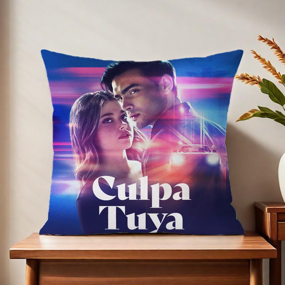 Hot Movie CCulpa Tuya cushion cover For Pillow Printing Sofa Decoration Home Car Room Coffee Shop Office Nordic Simplicity