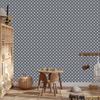 Dots Wallpaper, Gray Background, Gray Center, for Living Room and Bedroom, 50x1000