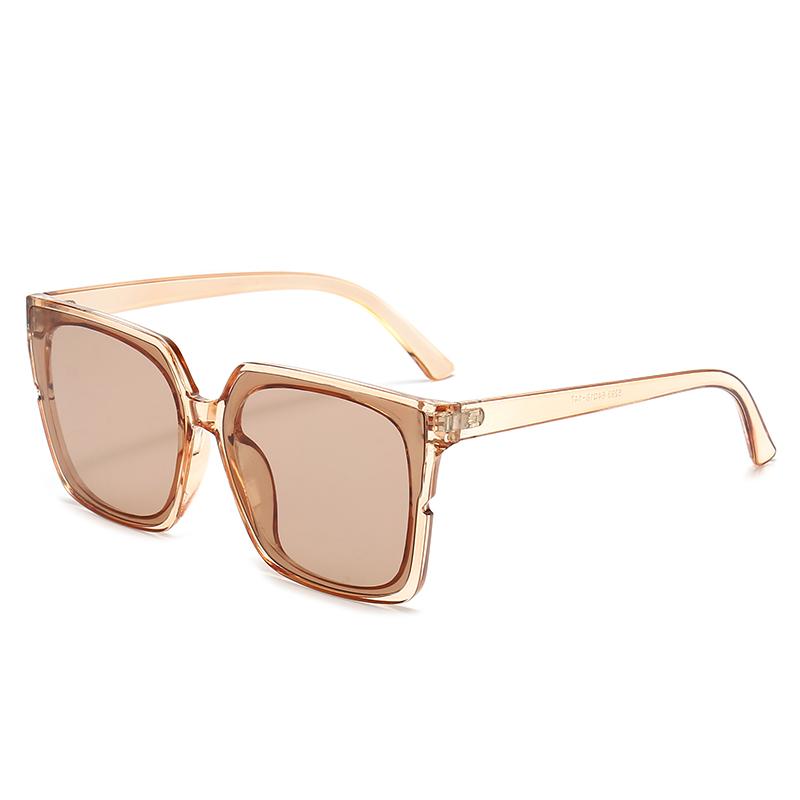 

New Square-shaped Fashionable Sunglasses, European And American Trendy Sunglasses, Street-appropriate Sunglasses 5293 коричневый