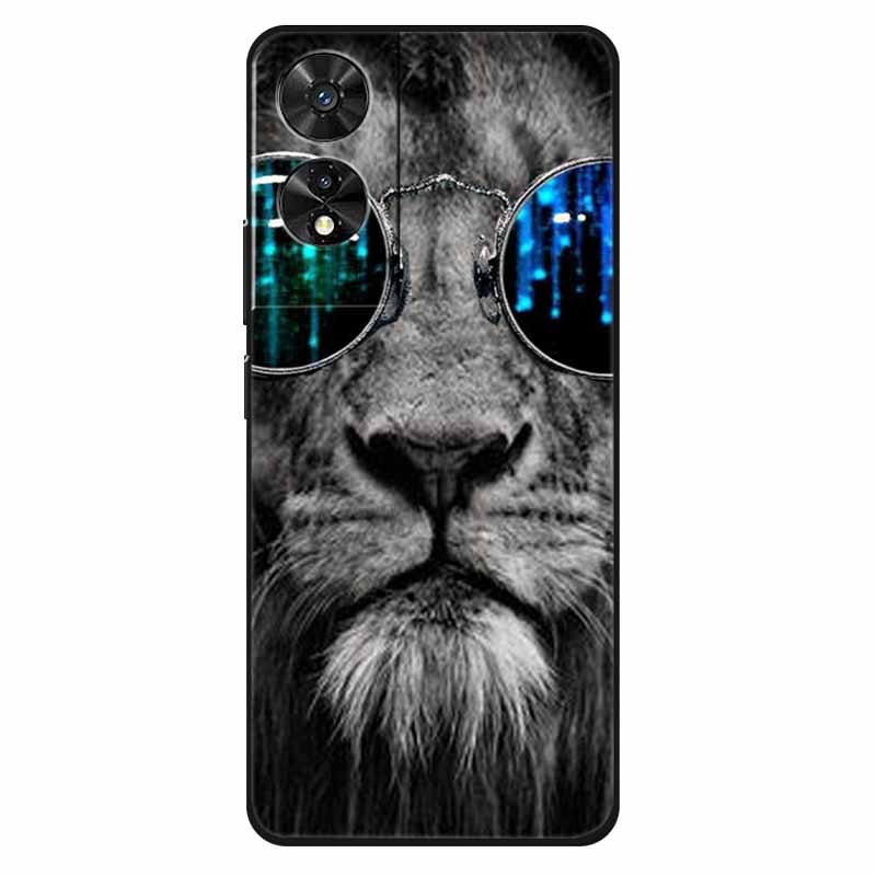 For TCL 505 Case Silicone Fashion Protective TPU Soft Funda for TCL 505 Phone Cover Animal Bumper for TCL505 Coque Shell Cute
