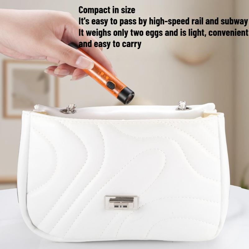 Blow-inductive Flashlight,strong Light,small Steel Cannon,COB Side Light,purple Light Banknote Portable Mini Lighting Flashlight