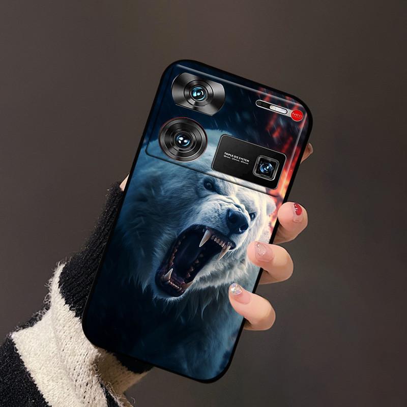 For nubia Z60 Ultra Cover Flower TPU Silicon Back Soft Case Funda For ZTE nubia Z60 Ultra Bumper Coque Z60Ultra Z 60 Ultra