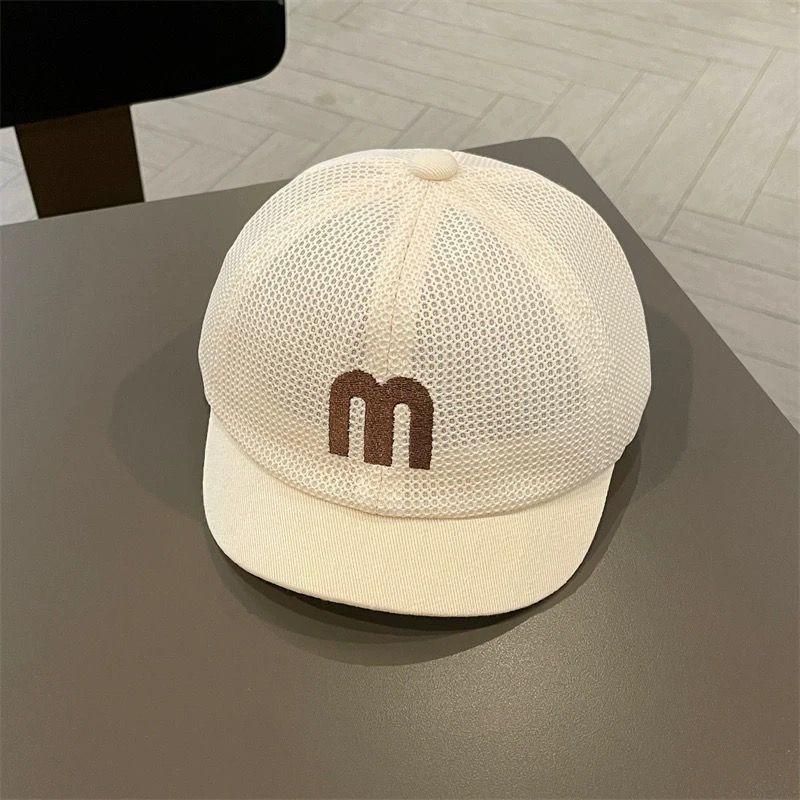 

Korean Baby Sun Hat For Toddlers With Short Brim Sun Protection For Summer Outings бежевый