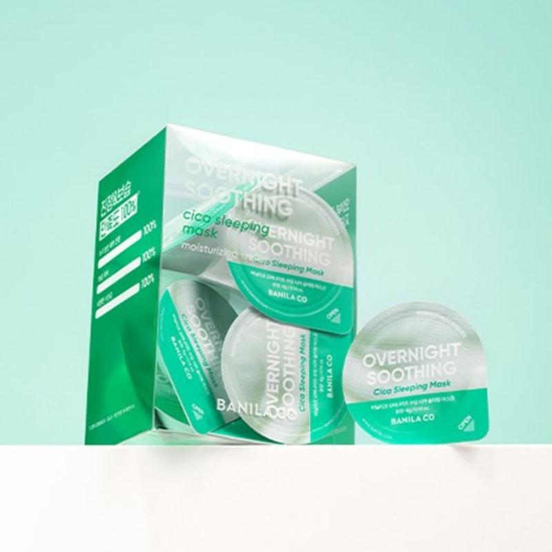 [Vanillaco] Overnight Soothing Cica Sleeping Mask Travel Kit 4G*12ea