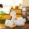 New Cute Big White Goose Doll Creative Plush Toy Swan Doll Children's Doll Little Duck Birthday Gift