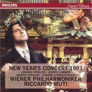 CD WIENER PHILHARMONIKER - New Years Concert 1993 Muti & Vienn PHCP10505 Japan Classical Used