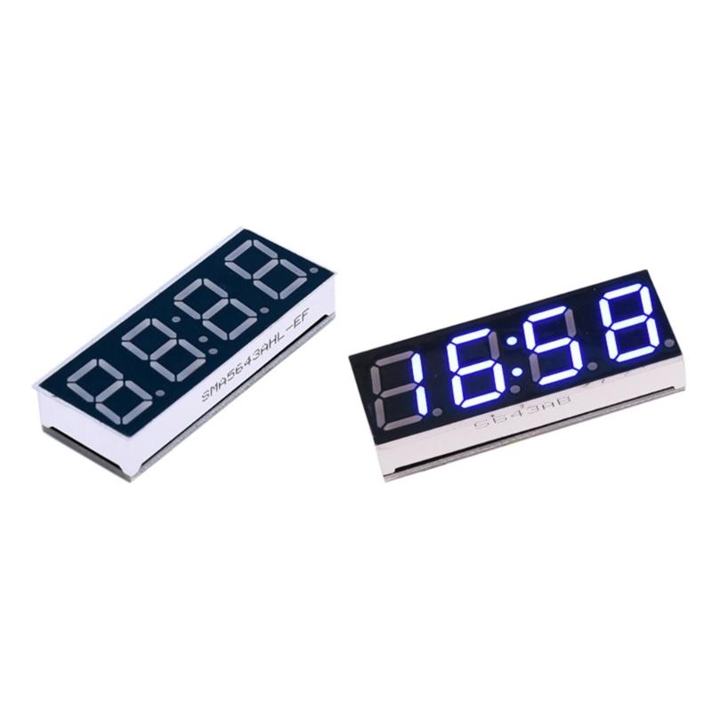 WiFi-Zeitgeber-Uhr-Modul 0,56'' LED-Anzeige Automatische Zeitmessung Digitalröhren-Elektronikuhren-Bausatz USB 5V Röhrenuhr