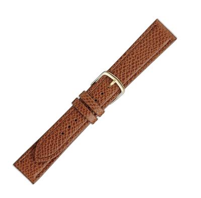 EICO Maruman Uhrenarmband, Braun, Kalbsleder, Hergestellt in Japan, G 71609, 17mm