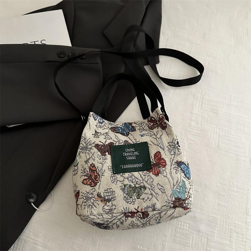 

Large-capacity fashion leisure bag summer shoulder messenger bag is now popular bucket bag foreign style