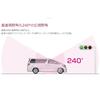 Comtech Car Drive Recorder Equipped with 360° Omnidirectional Camera HDR360GS 360° Omnidirectional Camera Recording Safe Driving Support Function Made