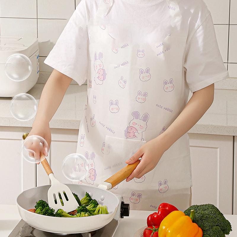 5 Stück Einwegschürze Für Topf Ölfest Anti-Fouling Schürzen Erwachsene Tragbar Reinigung Kochen Vlies Wasserdicht Delantal